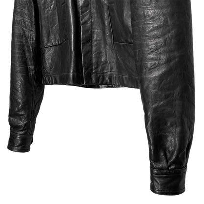 Rick Owens 24AW Alice Strobe Lamb Jacket Black Size 48