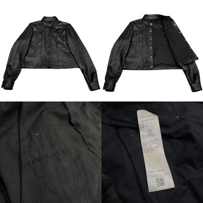 Rick Owens 24AW Alice Strobe Lamb Jacket Black Size 48