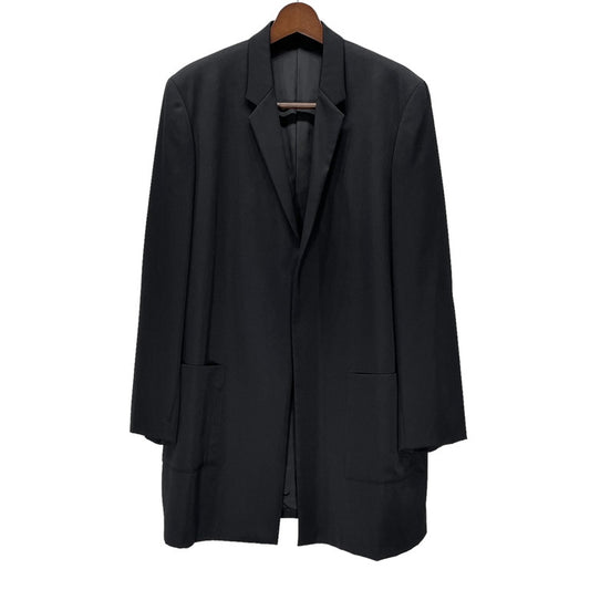 Yohji Yamamoto 99AW Wool Gabardine Buttonless Long Size M