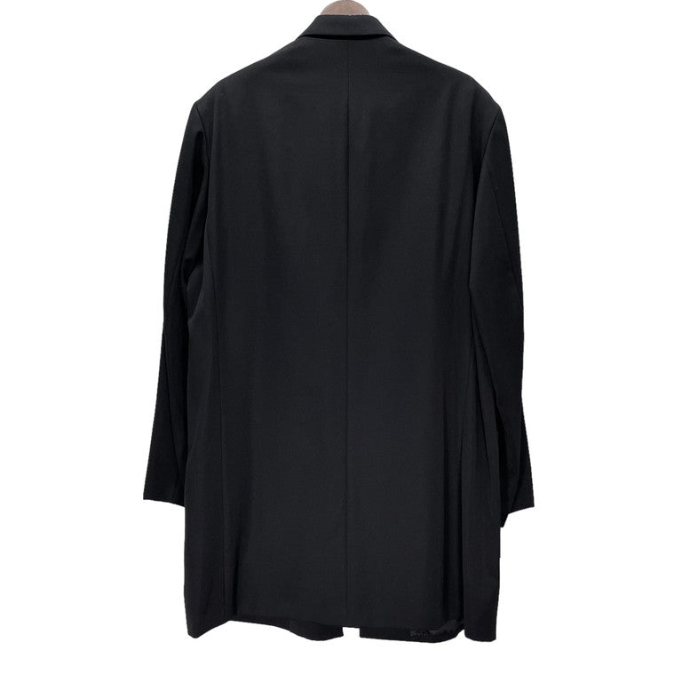Yohji Yamamoto 99AW Wool Gabardine Buttonless Long Size M