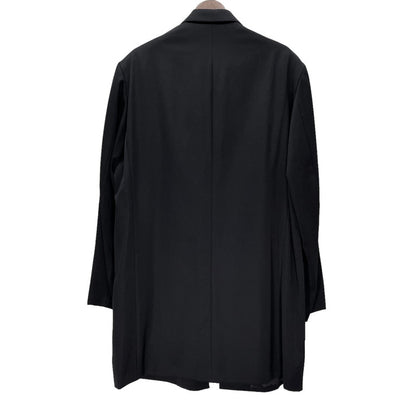 Yohji Yamamoto 99AW Wool Gabardine Buttonless Long Size M