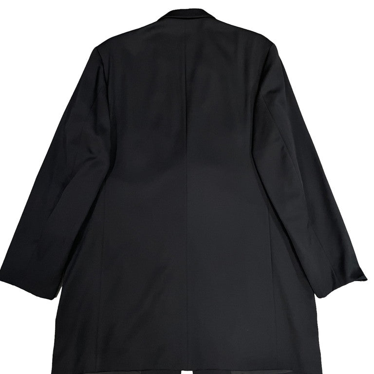 Yohji Yamamoto 99AW Wool Gabardine Buttonless Long Size M