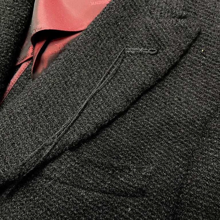 Maurizio Miri KEANU Bamboo Blend Peak Lapel Blazer Size 46