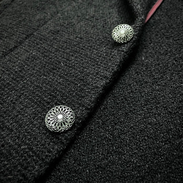 Maurizio Miri KEANU Bamboo Blend Peak Lapel Blazer Size 46