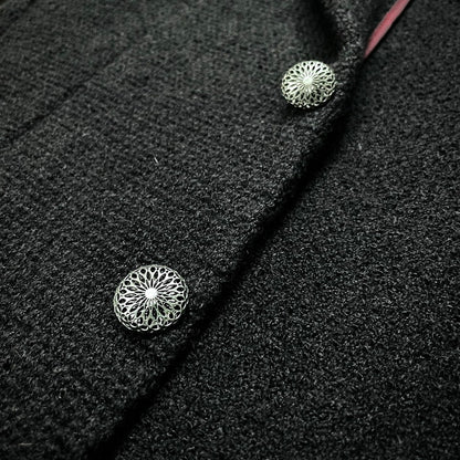 Maurizio Miri KEANU Bamboo Blend Peak Lapel Blazer Size 46