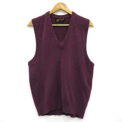 ROBERT MAYNARD Cashmere Vest Purple Size 40