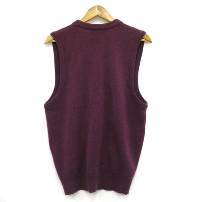 ROBERT MAYNARD Cashmere Vest Purple Size 40