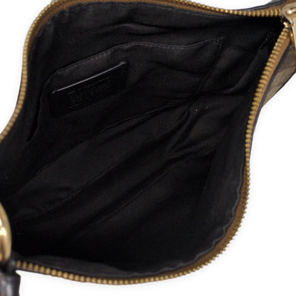 Coach Signature Pattern Leather Shoulder Bag