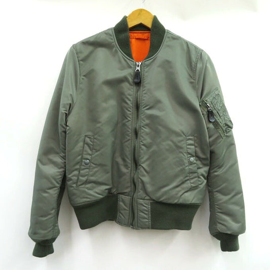 WIND AND SEA Reversible MA-1 Bomber Khaki/Orange Size M
