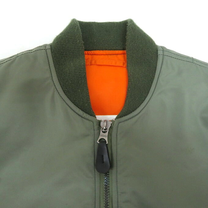 WIND AND SEA Reversible MA-1 Bomber Khaki/Orange Size M