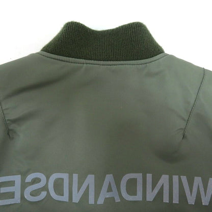 WIND AND SEA Reversible MA-1 Bomber Khaki/Orange Size M