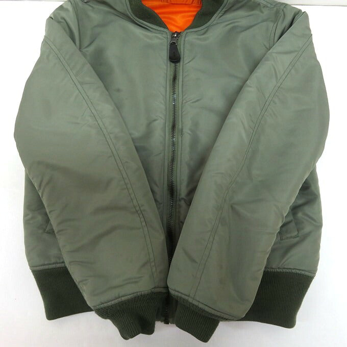 WIND AND SEA Reversible MA-1 Bomber Khaki/Orange Size M