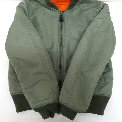 WIND AND SEA Reversible MA-1 Bomber Khaki/Orange Size M