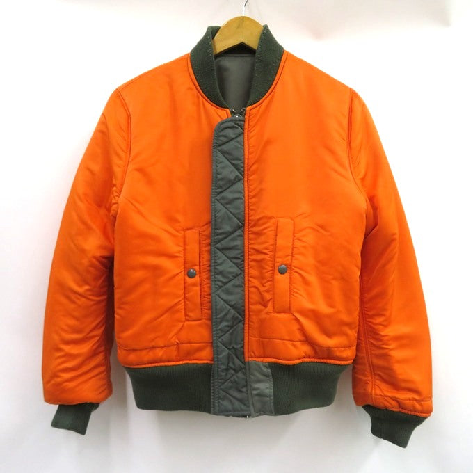 WIND AND SEA Reversible MA-1 Bomber Khaki/Orange Size M