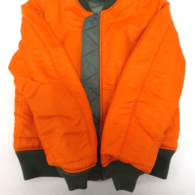 WIND AND SEA Reversible MA-1 Bomber Khaki/Orange Size M