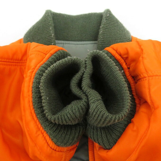 WIND AND SEA Reversible MA-1 Bomber Khaki/Orange Size M