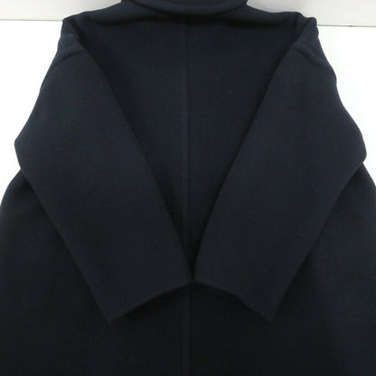 MACPHEE Pile Melton Oversize Coat Navy