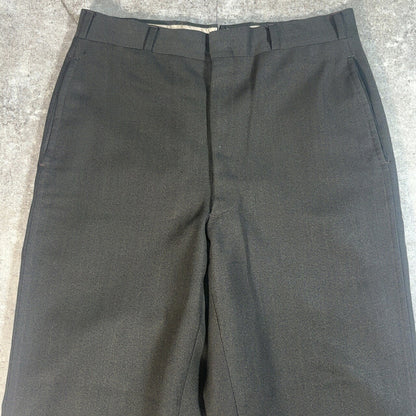 Gripper Zipper 50s-60s Vintage Double Claw Black Pants