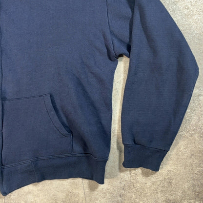 IDEAL 60s Vintage Navy Full Zip Hoodie Size L