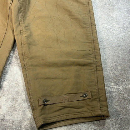U.S.NAVY U.S.N 40s Vintage Deck Pants Green Size L