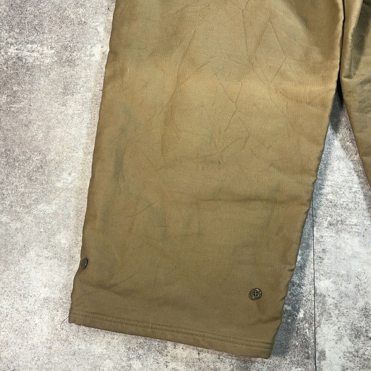 U.S.NAVY U.S.N 40s Vintage Deck Pants Green Size L