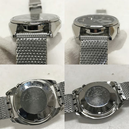 SEIKO 5ACTUS Automatic Black Dial Silver Watch Size ONE SIZE
