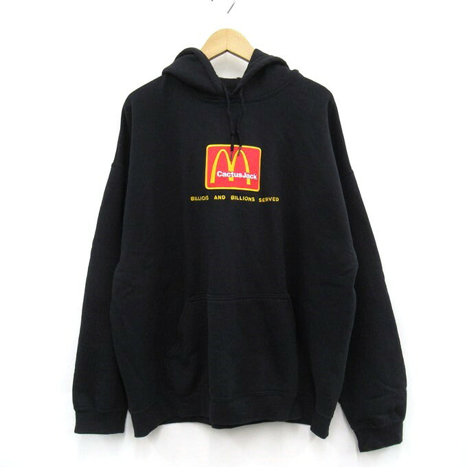 Travis Scott x McDonald's Billions Hoodie Black Size L