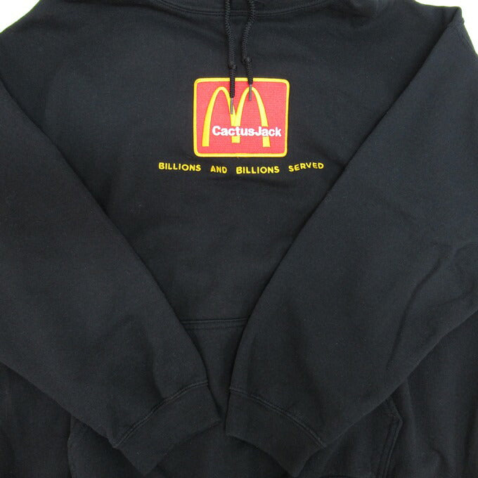 Travis Scott x McDonald's Billions Hoodie Black Size L
