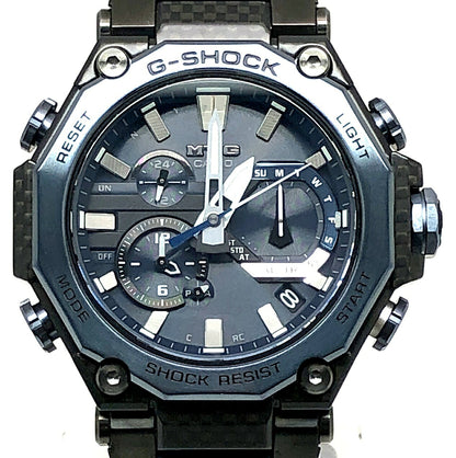 G-SHOCK MT-G Black Blue Tough Analog Watch Size ONE SIZE