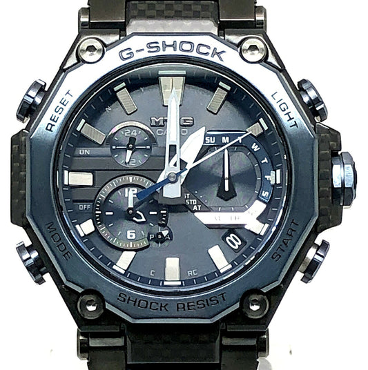 G-SHOCK MT-G Black Blue Tough Analog Watch Size ONE SIZE