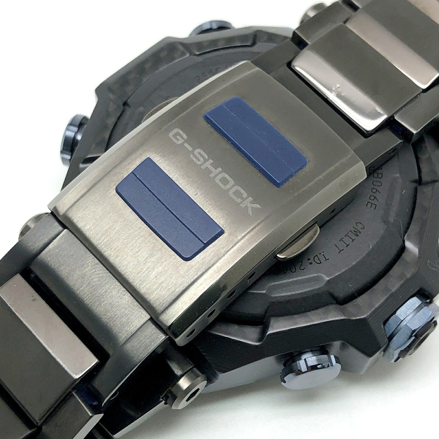 G-SHOCK MT-G Black Blue Tough Analog Watch Size ONE SIZE