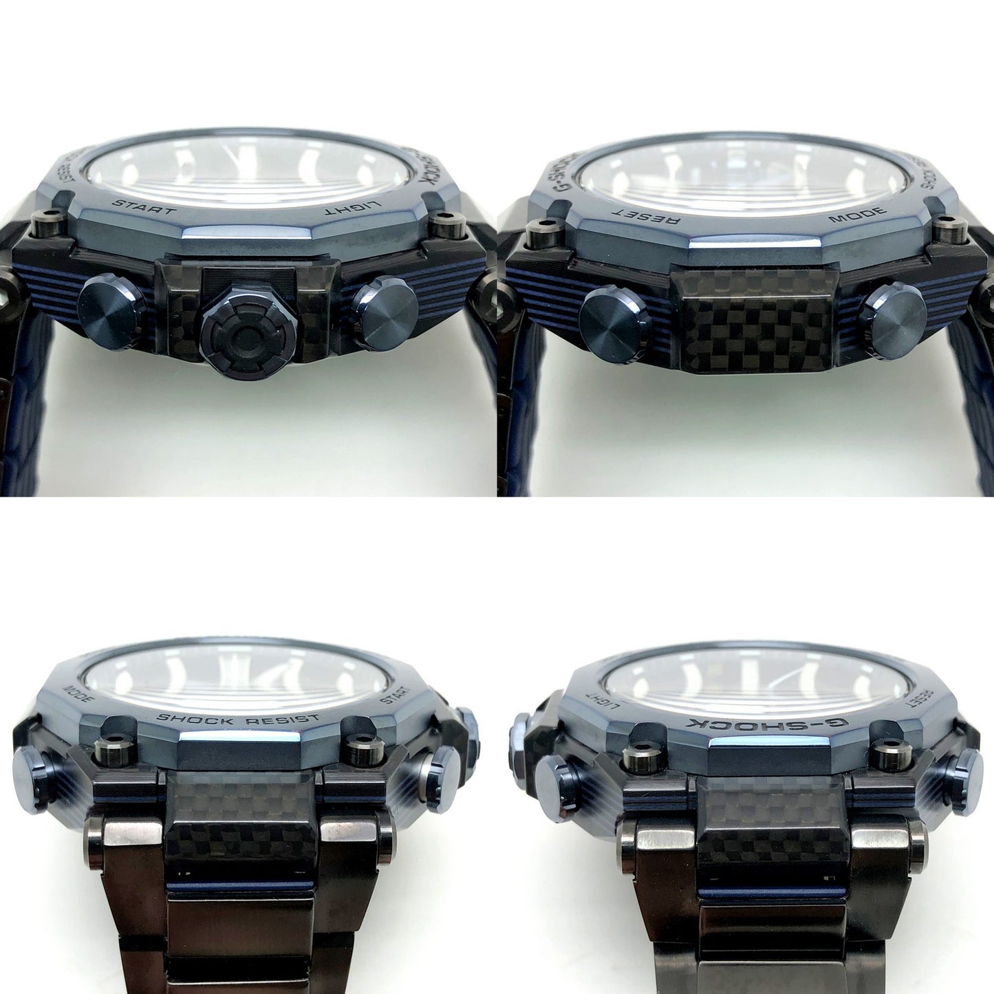 G-SHOCK MT-G Black Blue Tough Analog Watch Size ONE SIZE