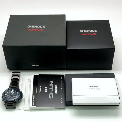 G-SHOCK MT-G Black Blue Tough Analog Watch Size ONE SIZE