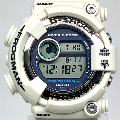 G-SHOCK FROGMAN Men in White Gray EL Watch Size ONE SIZE