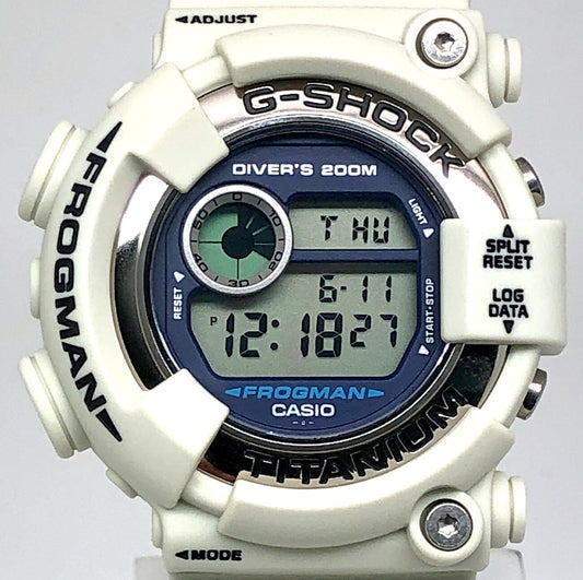 G-SHOCK FROGMAN Men in White Gray EL Watch Size ONE SIZE