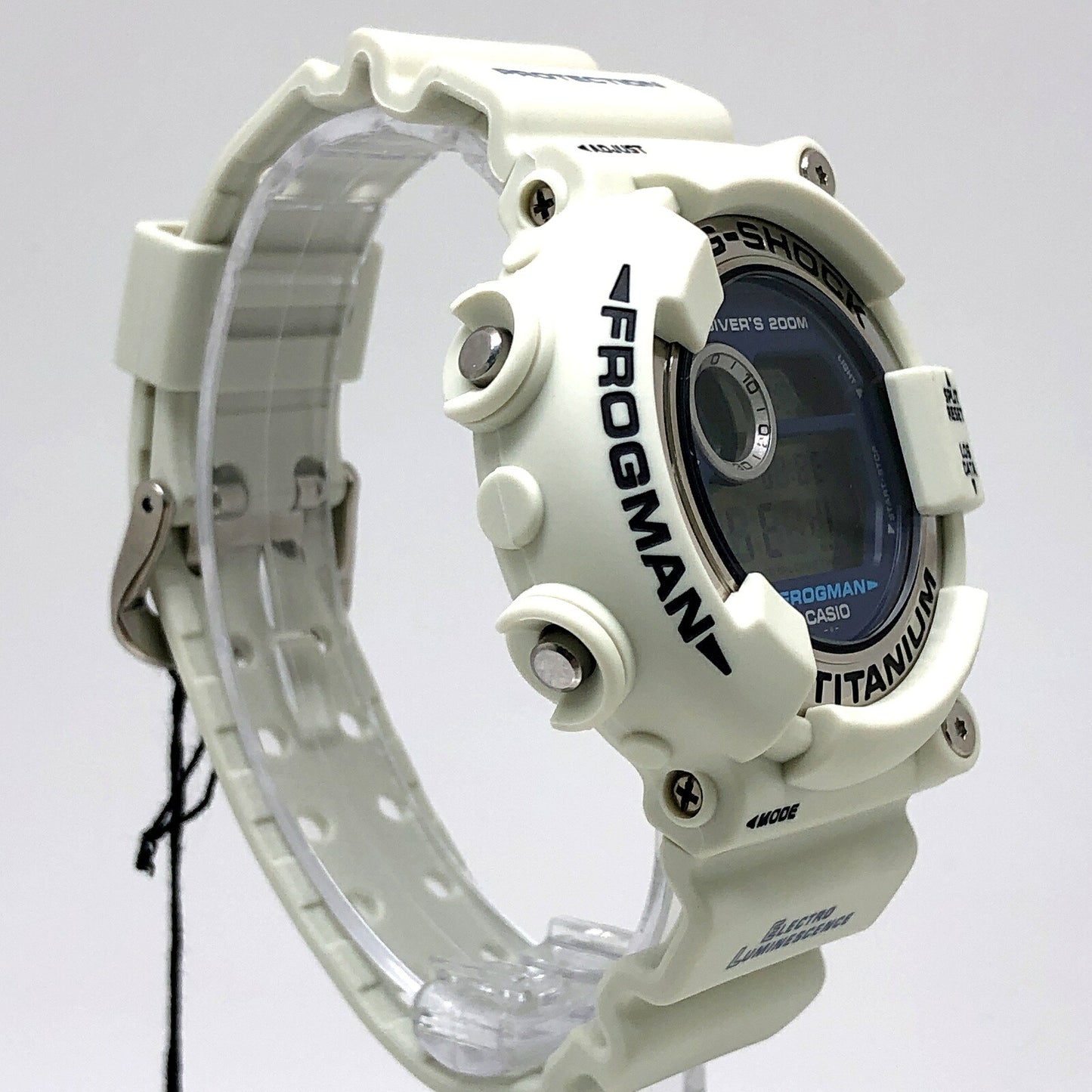 G-SHOCK FROGMAN Men in White Gray EL Watch Size ONE SIZE