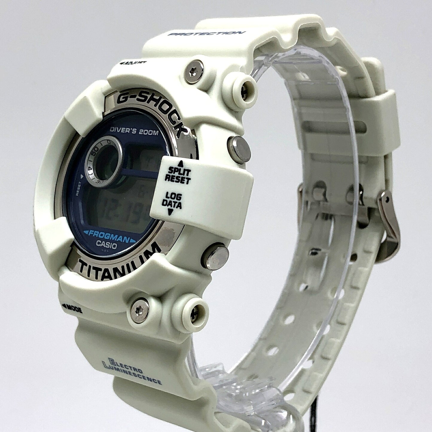 G-SHOCK FROGMAN Men in White Gray EL Watch Size ONE SIZE