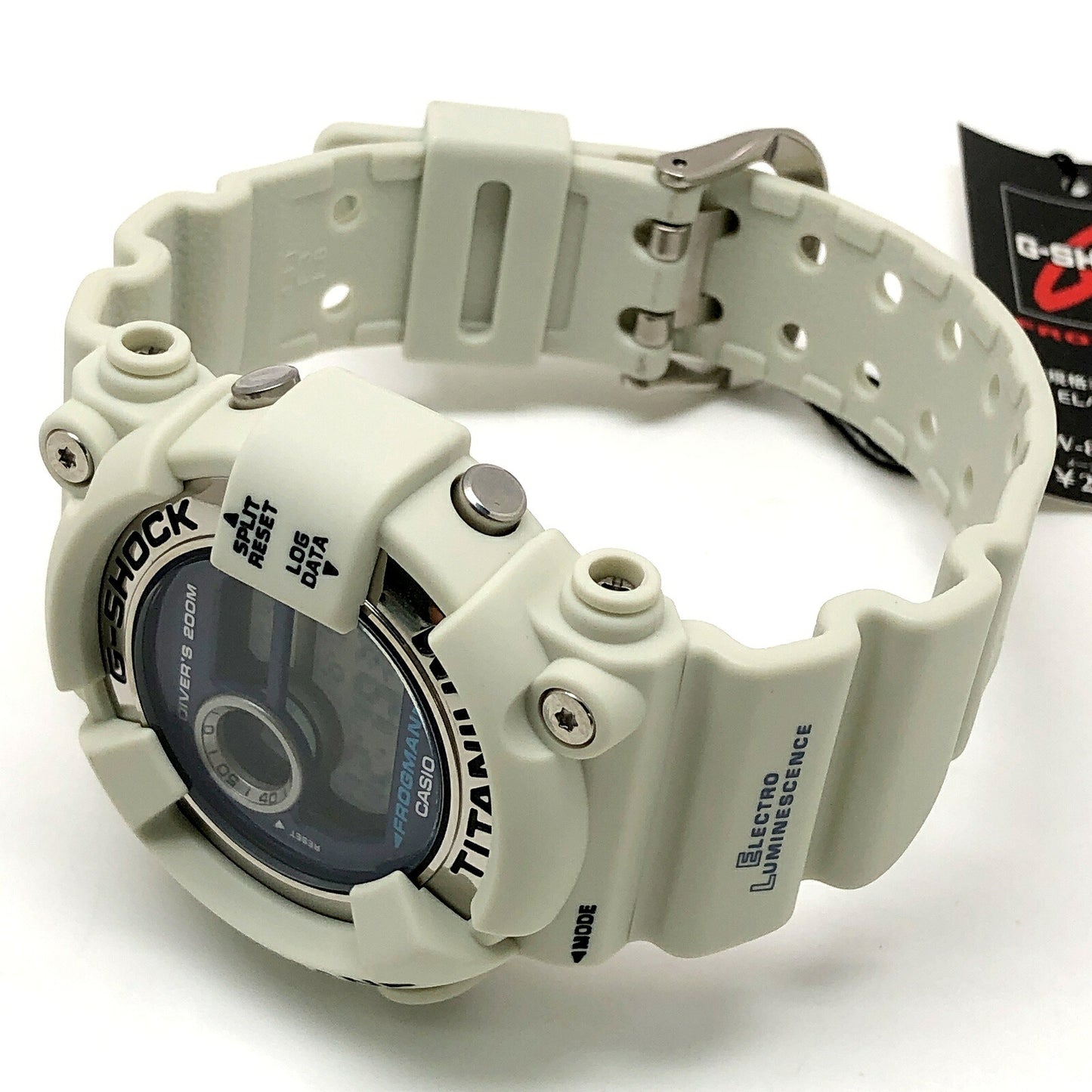 G-SHOCK FROGMAN Men in White Gray EL Watch Size ONE SIZE