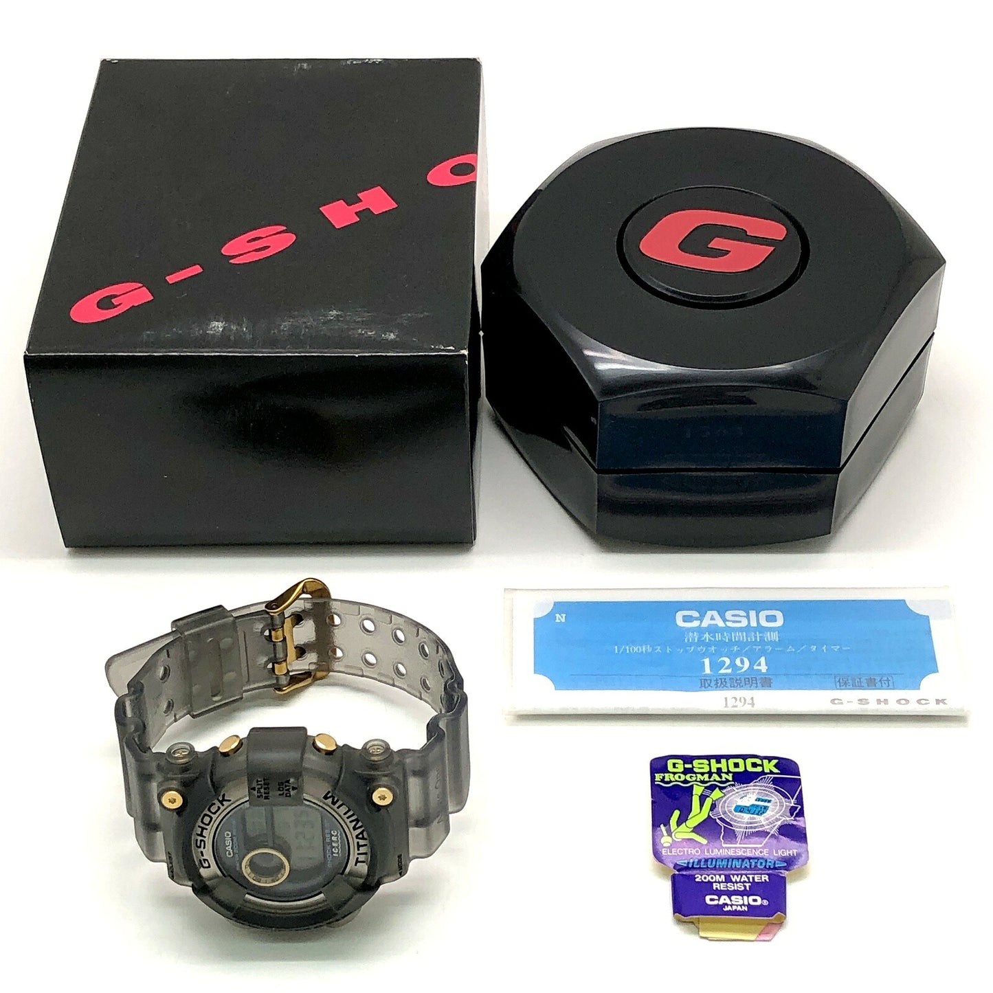 Casio G-Shock DW-8200K-8 Frogman Gray Watch