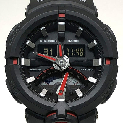 G-SHOCK GA-500 Wide Face Ana-Digi Black Red Watch Size ONE SIZE