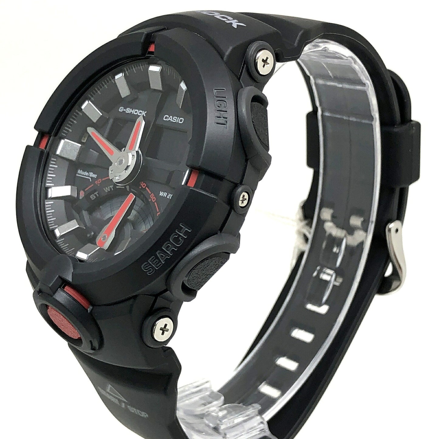 G-SHOCK GA-500 Wide Face Ana-Digi Black Red Watch Size ONE SIZE