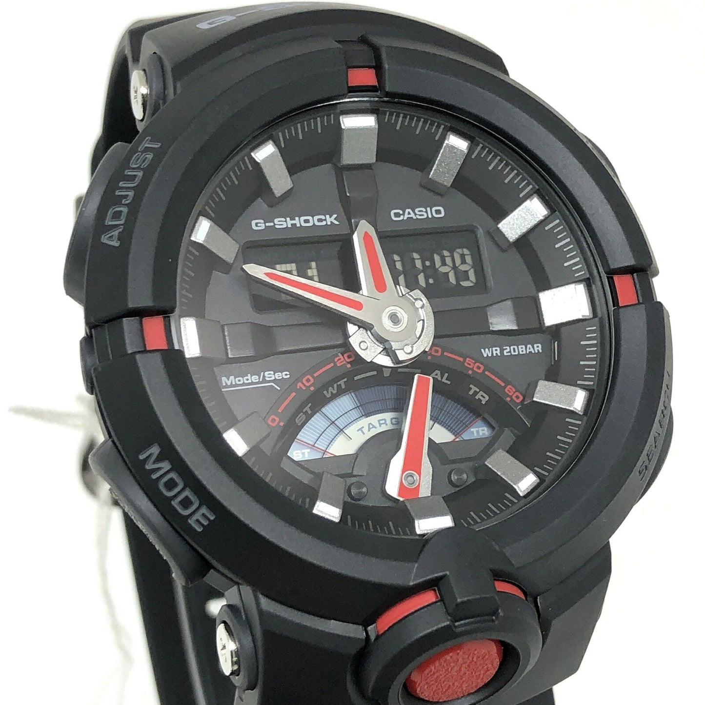 G-SHOCK GA-500 Wide Face Ana-Digi Black Red Watch Size ONE SIZE