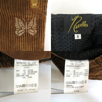 Needles Narrow Track Pants Brown Size S