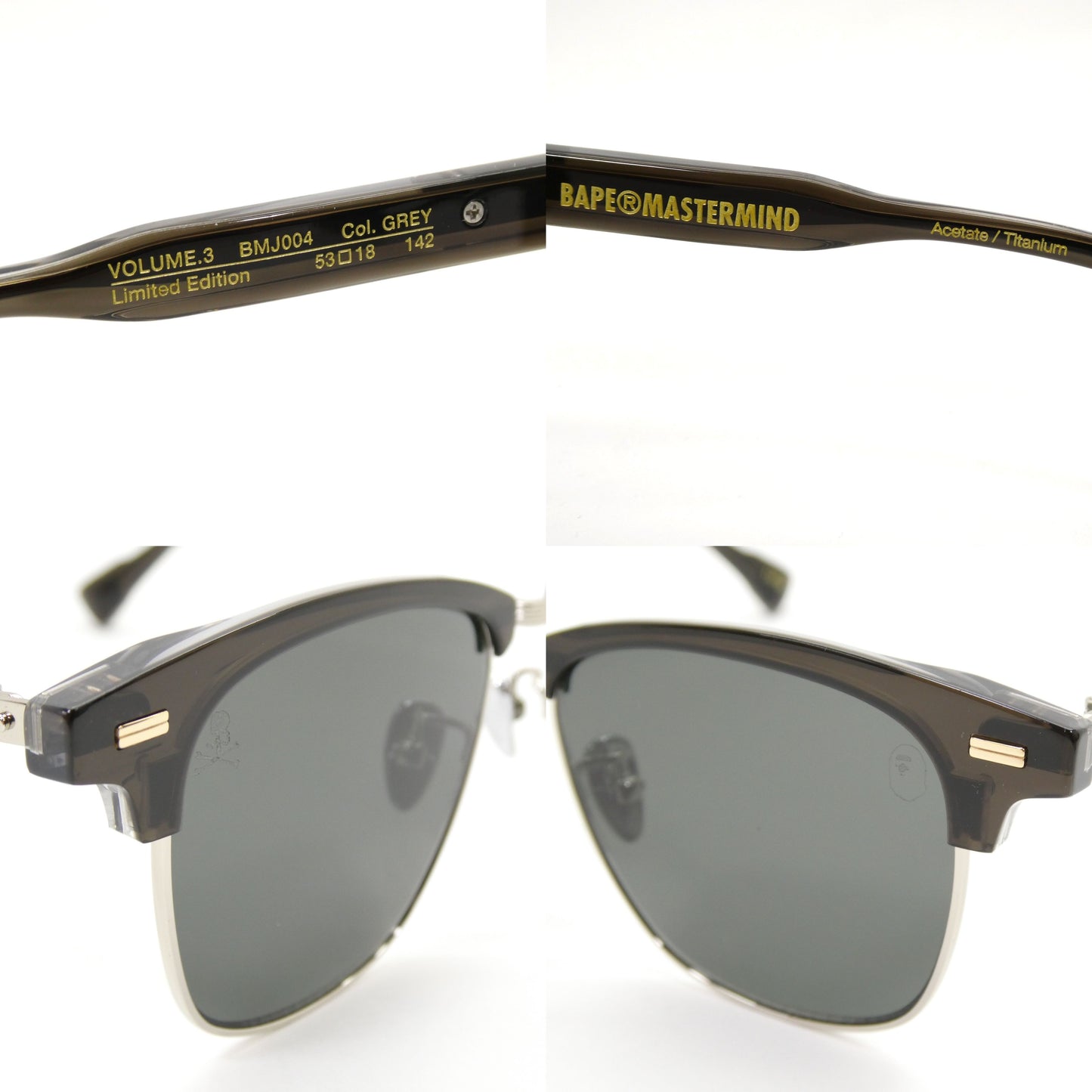 A Bathing Ape x mastermind Acetate Sunglasses Size ONE SIZE