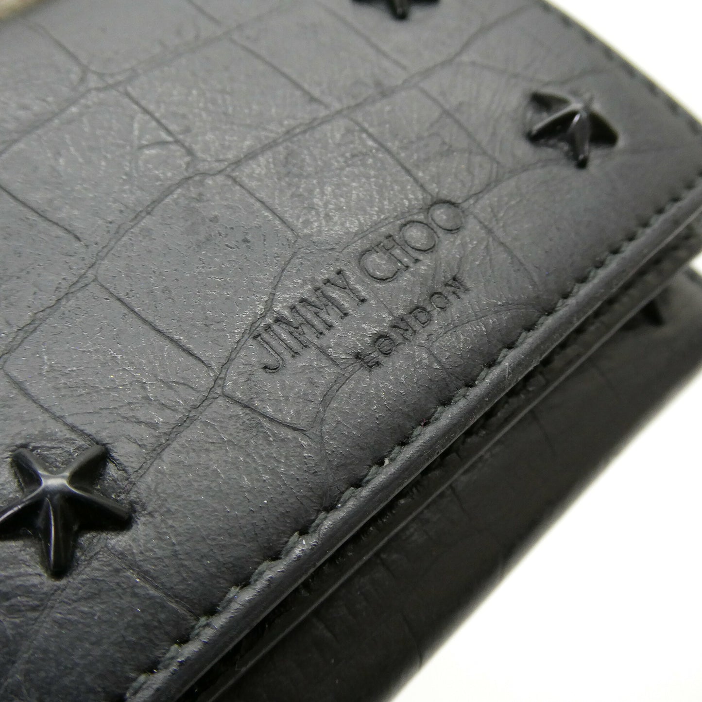 JIMMY CHOO Jayden Star Tri-fold Wallet Size ONE SIZE