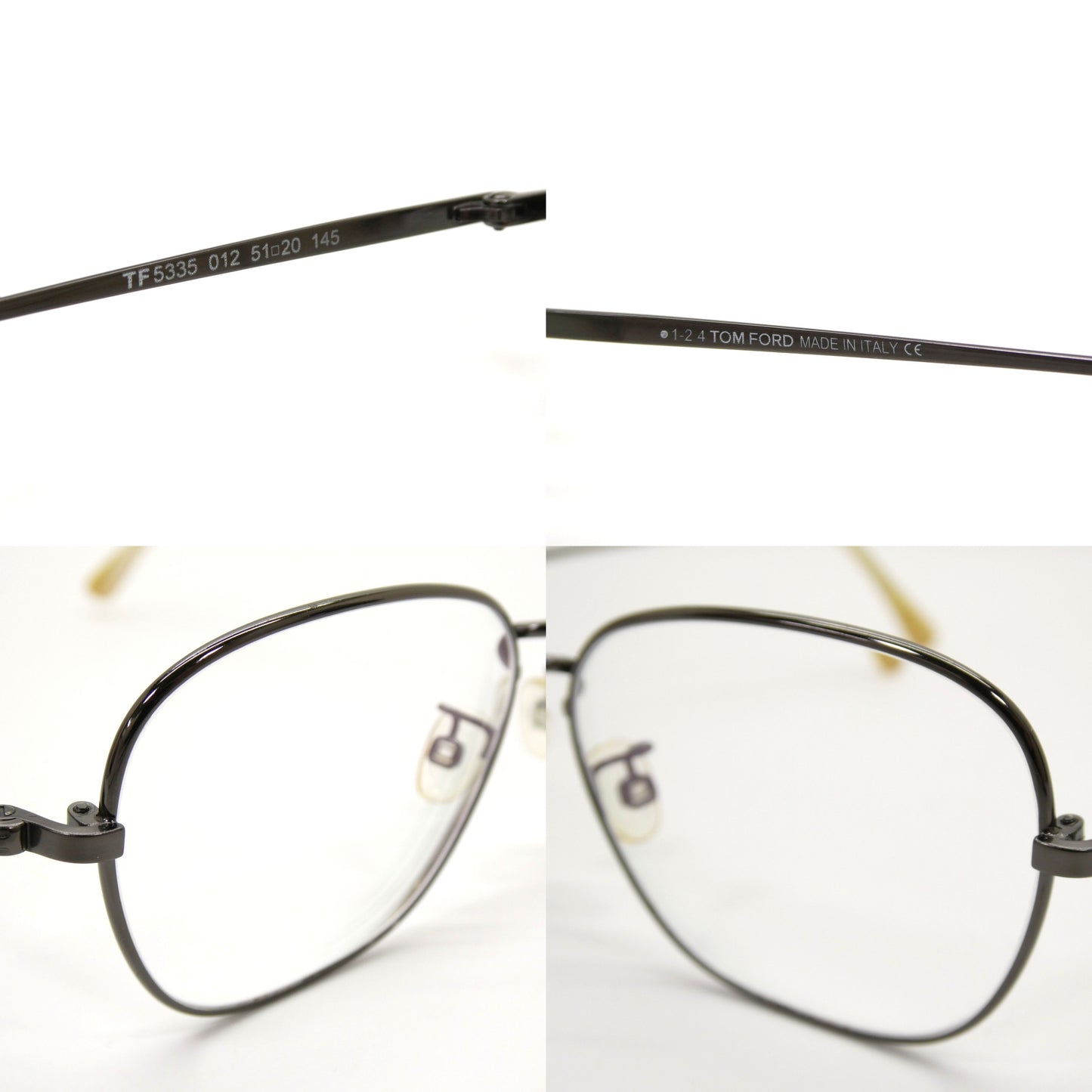 TOM FORD TF5335 Gunmetal Glasses Frame Size ONE SIZE