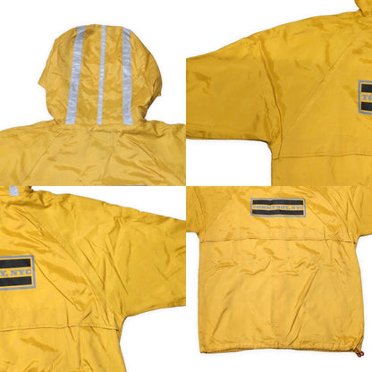 TOMMY BOY RECORDS 90s Nylon Back Logo Print Jacket Size L