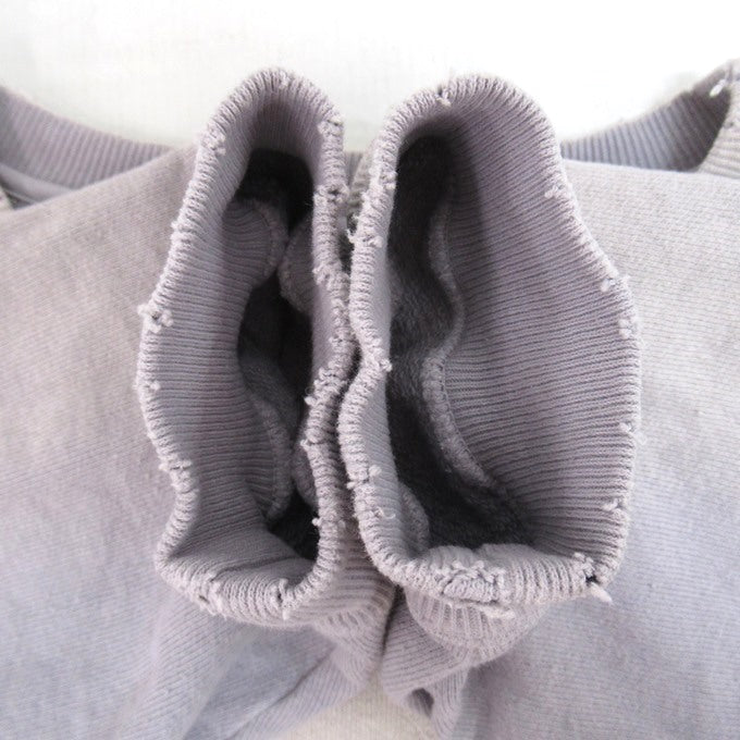 DAIRIKU 25SS Vintage Oversized Sweatshirt Purple Size M