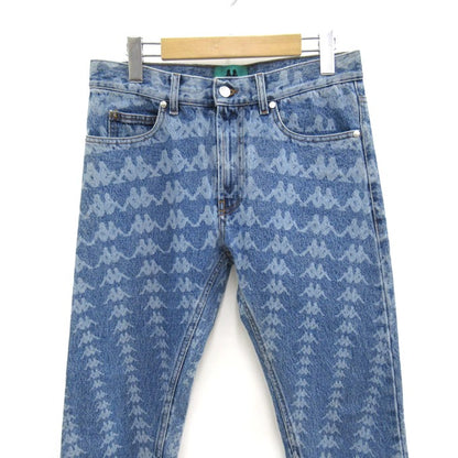 DANILO PAURA x KAPPA All-Over Pattern Jeans Indigo Size 30