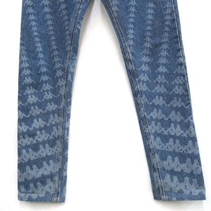 DANILO PAURA x KAPPA All-Over Pattern Jeans Indigo Size 30